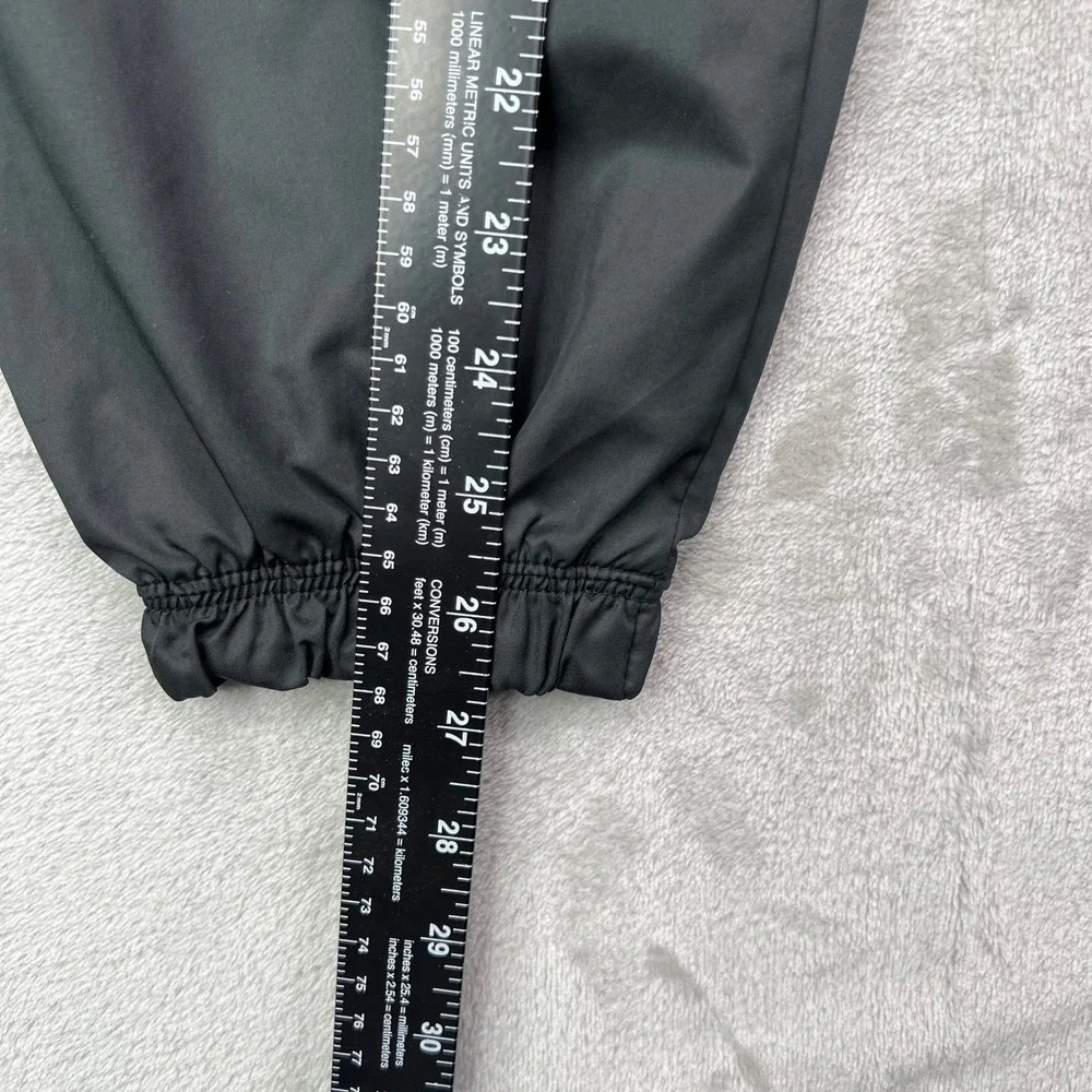 Nike Swoosh Pants Women Small Black Belted Tapered Joggers Athleisure CJ3776-010